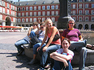 Spanish students study abroad in Spain