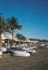 The beach near our Spanish School in Malaga