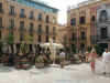 Plaza in Malaga, Spain