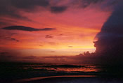 sunset in Costa Rica